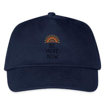 Be Here Now dreifarbig - Kinder Basecap - Navy - Vorne