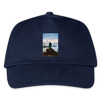 Caspar David Friedrich Vagabond au-dessus de la mer de brouillard - Casquette de baseball Enfant - marine - Devant