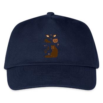 BRUNE KATZEN - Kinder Basecap - Navy - Vorne