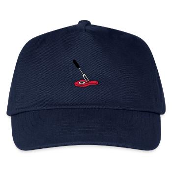 Barbecue Fork And Steak - Kids’ Baseball Cap - navy - Front