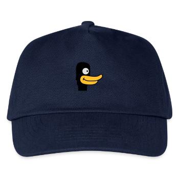 Duck Face - Kids’ Baseball Cap - navy - Front