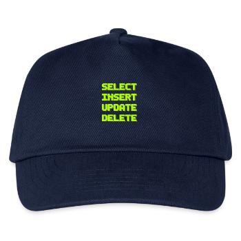 SQL pixelart - Kinder Basecap - Navy - Vorne