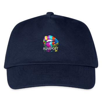 Ruhrpott Rainbow Lips - Kinder Basecap - Navy - Vorne
