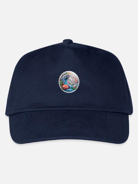 Asiatischer Drachen - Kinder Basecap - Navy