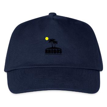 Rhodes - Kids’ Baseball Cap - navy - Front
