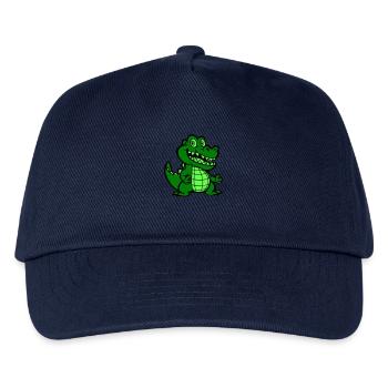 Crocodile Comic - Kids’ Baseball Cap - navy - Front