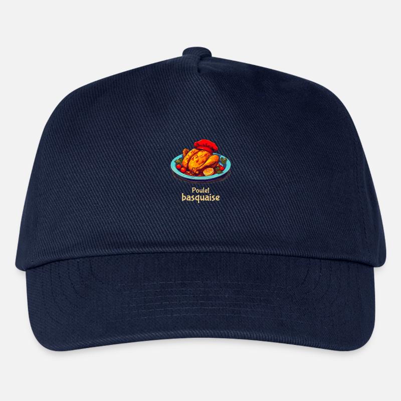 Hühnchen-Basquaise - Klartext - Kinder Basecap - Navy