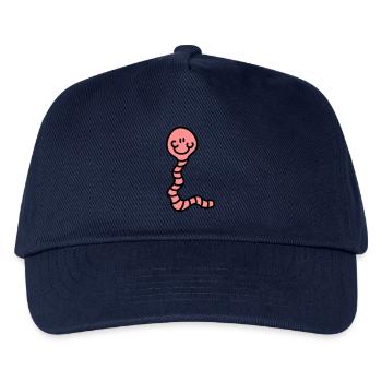 Wurm - Kinder Basecap - Navy - Vorne