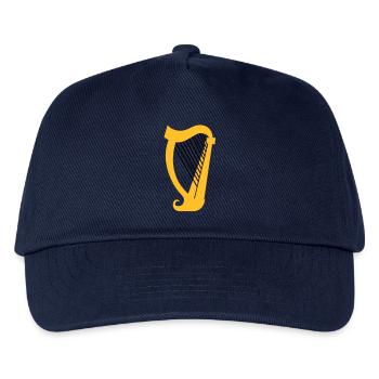 Eine Harfe Musikinstrument - Kinder Basecap - Navy - Vorne