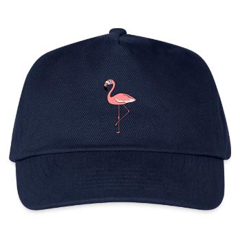 flamingo clipart comic cartoon vogel pink suess ni - Kinder Basecap - Navy - Vorne