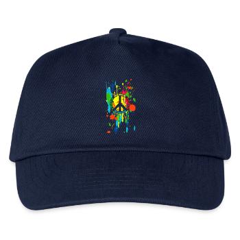 peace symbol 55 - Casquette de baseball Enfant - marine - Devant