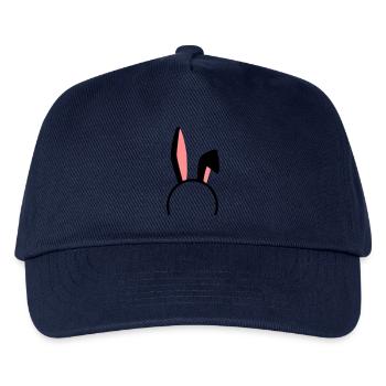 Rabbit ears bicolored - Kids’ Baseball Cap - navy - Front