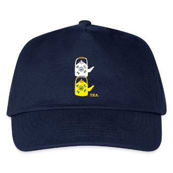 Tea - Kids’ Baseball Cap - navy - Front