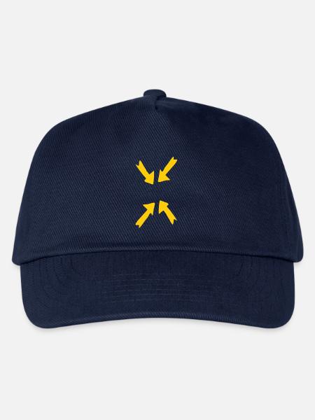 fokus gelb - Kinder Basecap - Navy