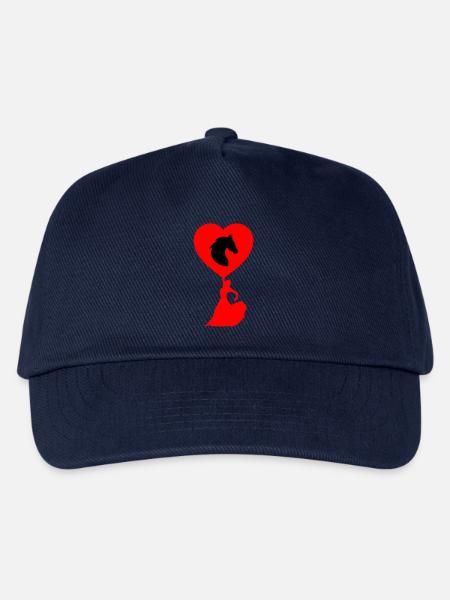 Pferd - Kinder Basecap - Navy