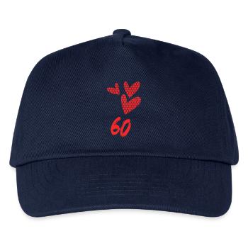 60. 60 YEARS. 60TH ANNIVERSARY. BIRTHDAY 60 YEARS. - Kids’ Baseball Cap - navy - Front