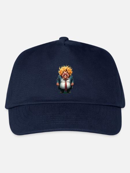 Wutbürger Karikatur - Kinder Basecap - Navy