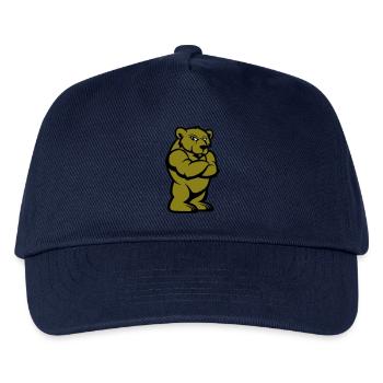 Bear Comic Brown Bear - Kids’ Baseball Cap - navy - Front