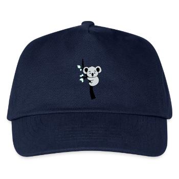 Koala Bear Comic Tree - Kids’ Baseball Cap - navy - Front