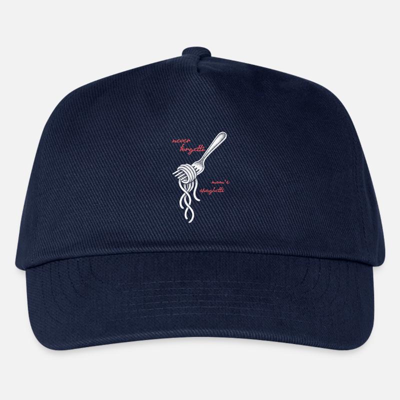 Never Forgetti Spaghetti Gabel Zeichnung - Kinder Basecap - Navy