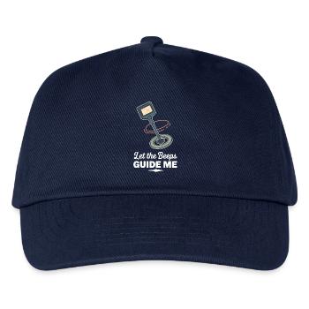 Introvertierter Metalldetektor-hobbyist - Kinder Basecap - Navy - Vorne