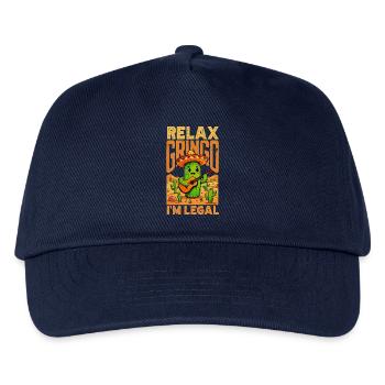 Mexiko Stolz & Heimat Mexikaner Mexico Flagge - Kinder Basecap - Navy - Vorne