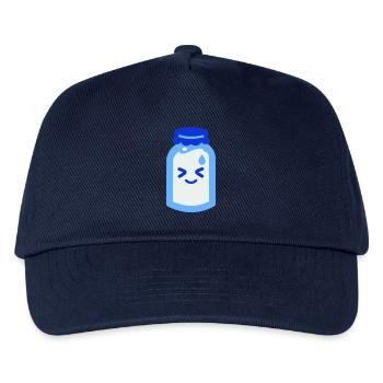 Sanshoku - Milch - Kinder Basecap - Navy - Vorne
