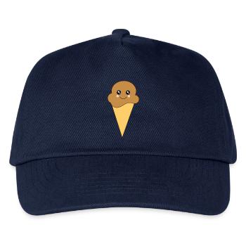 Kawaii Eis Kawaii Schokolade Kawaii Eiscreme - Kinder Basecap - Navy - Vorne