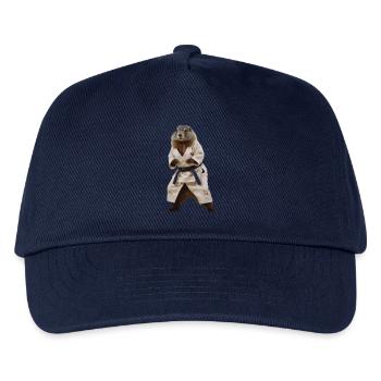 Sportliches Murmeltier - Kinder Basecap - Navy - Vorne