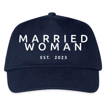 2023 Brautdusche Hochzeitsgeschenk - Kinder Basecap - Navy - Vorne