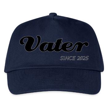 Father since 2025 - Kids’ Baseball Cap - navy - Front