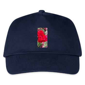 Red Rose - Kids’ Baseball Cap - navy - Front