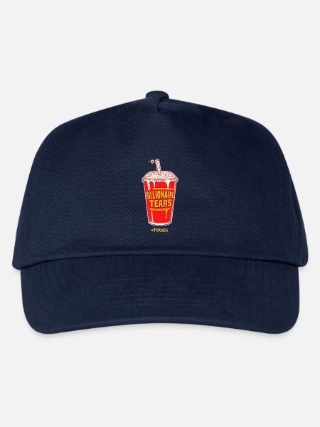 Billionaire Tears – Satirisches Protest-Shirt - Kinder Basecap - Navy
