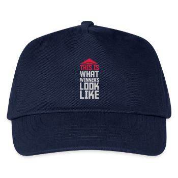 What Winners Look Like - Kinder Basecap - Navy - Vorne