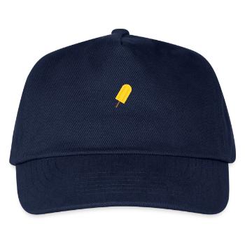 Eis am Stiel im Comicstyle Sommer - Kinder Basecap - Navy - Vorne