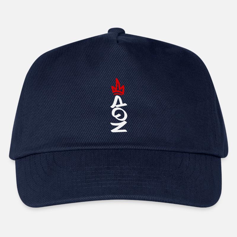 No Kings in America since 1776 Schrift vertikal - Kinder Basecap - Navy