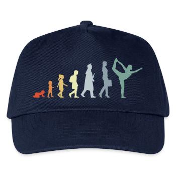 Entwicklung zur Yogalehrerin - Kinder Basecap - Navy - Vorne
