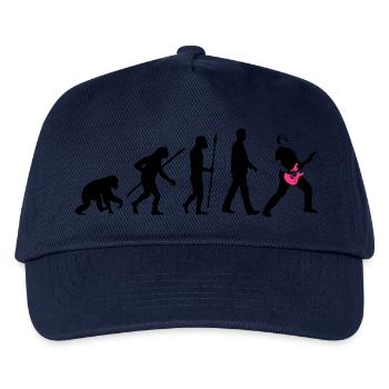 evolution_rocks_032012_a_2c - Kids’ Baseball Cap - navy - Front
