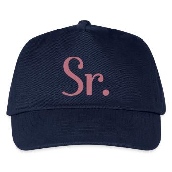 Sr. Verlobungsgeschenk Bräutigam wird Hochzeitsfeier - Kinder Basecap - Navy - Vorne