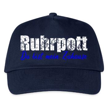 Ruhrpott du bist mein zuhause - Kinder Basecap - Navy - Vorne
