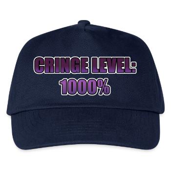 Level 1000% - Kinder Basecap - Navy - Vorne