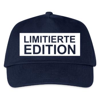 Geometrisches Muster mit leuchtenden Akzenten - Kinder Basecap - Navy - Vorne