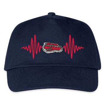 Puls Steak Grillmeister Barbecue - Kids’ Baseball Cap - navy - Front