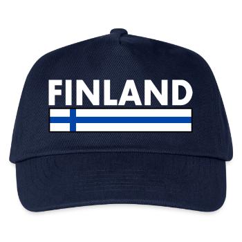 Finland - Kids’ Baseball Cap - navy - Front