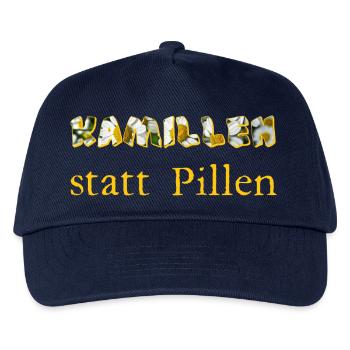 kamillen statt pillen - Kinder Basecap - Navy - Vorne