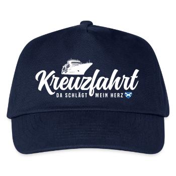 Schottland Kreuzfahrt - Kinder Basecap - Navy - Vorne