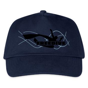 Bi-Fin Freedive Apnea - Kids’ Baseball Cap - navy - Front