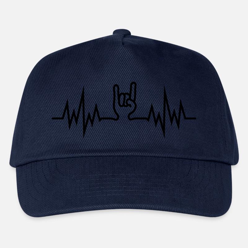 HeavyMetalHandSign - Kinder Basecap - Navy