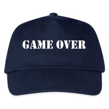 Game over - Casquette de baseball Enfant - marine - Devant