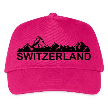 switzerland - Switzerland - suisse - svizzera - Kids’ Baseball Cap - fuchsia - Front